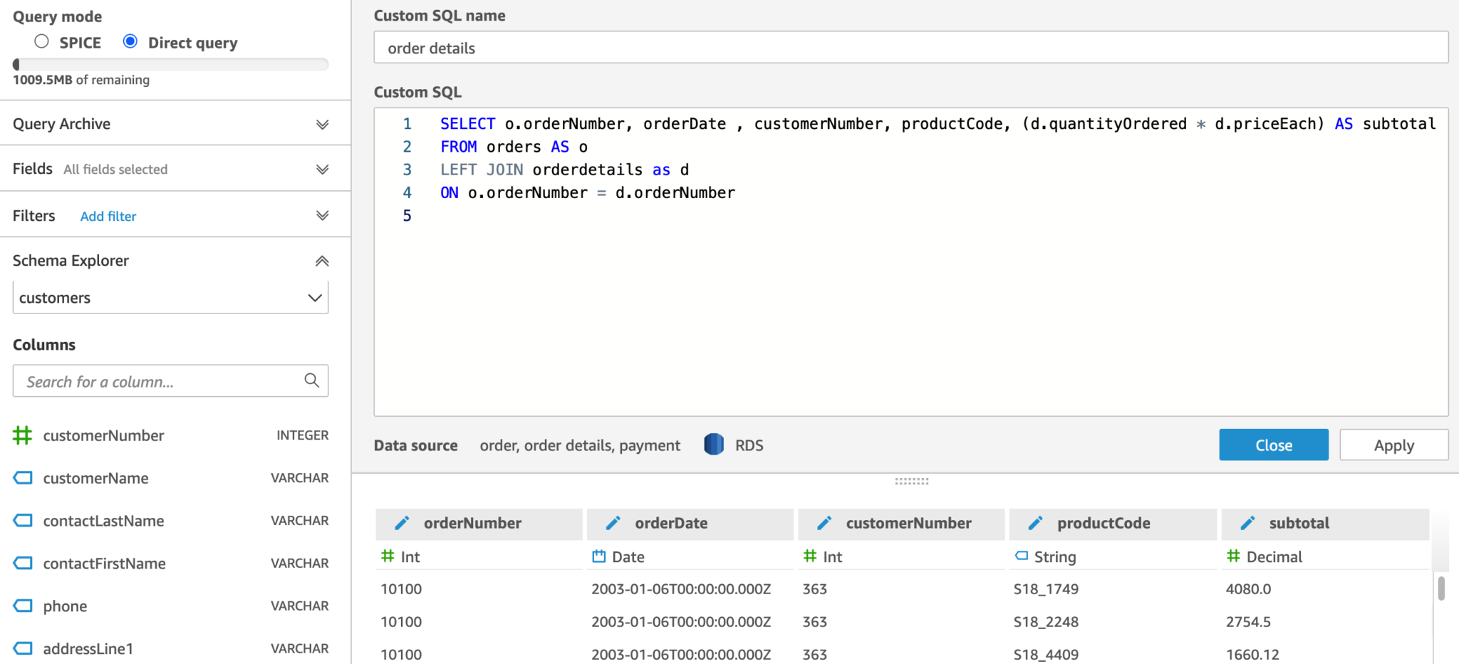 Create a Data Visualization Dashboard with Amazon Quicksight Cloud